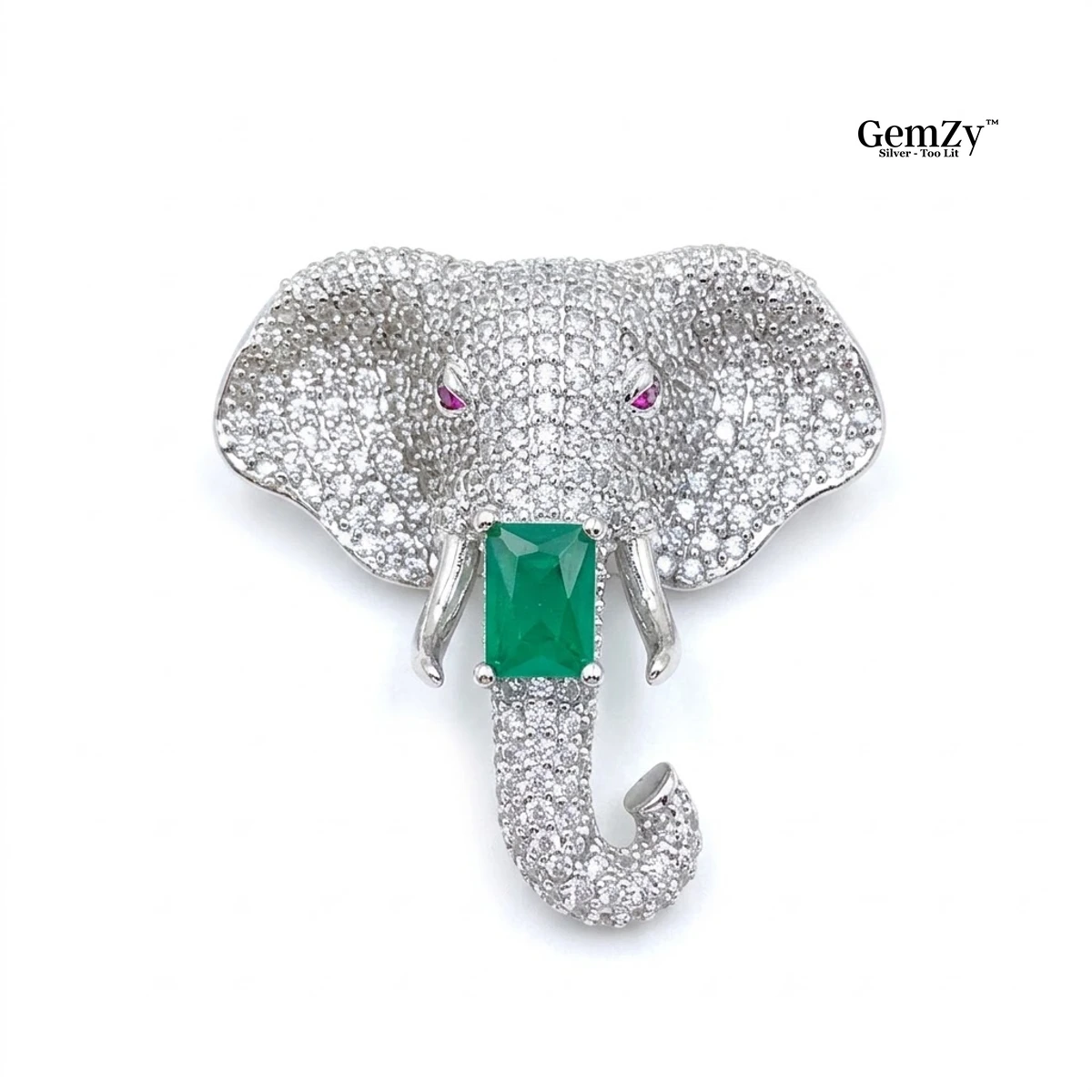 Premium Uni-Gender A5 Zircon Brooch