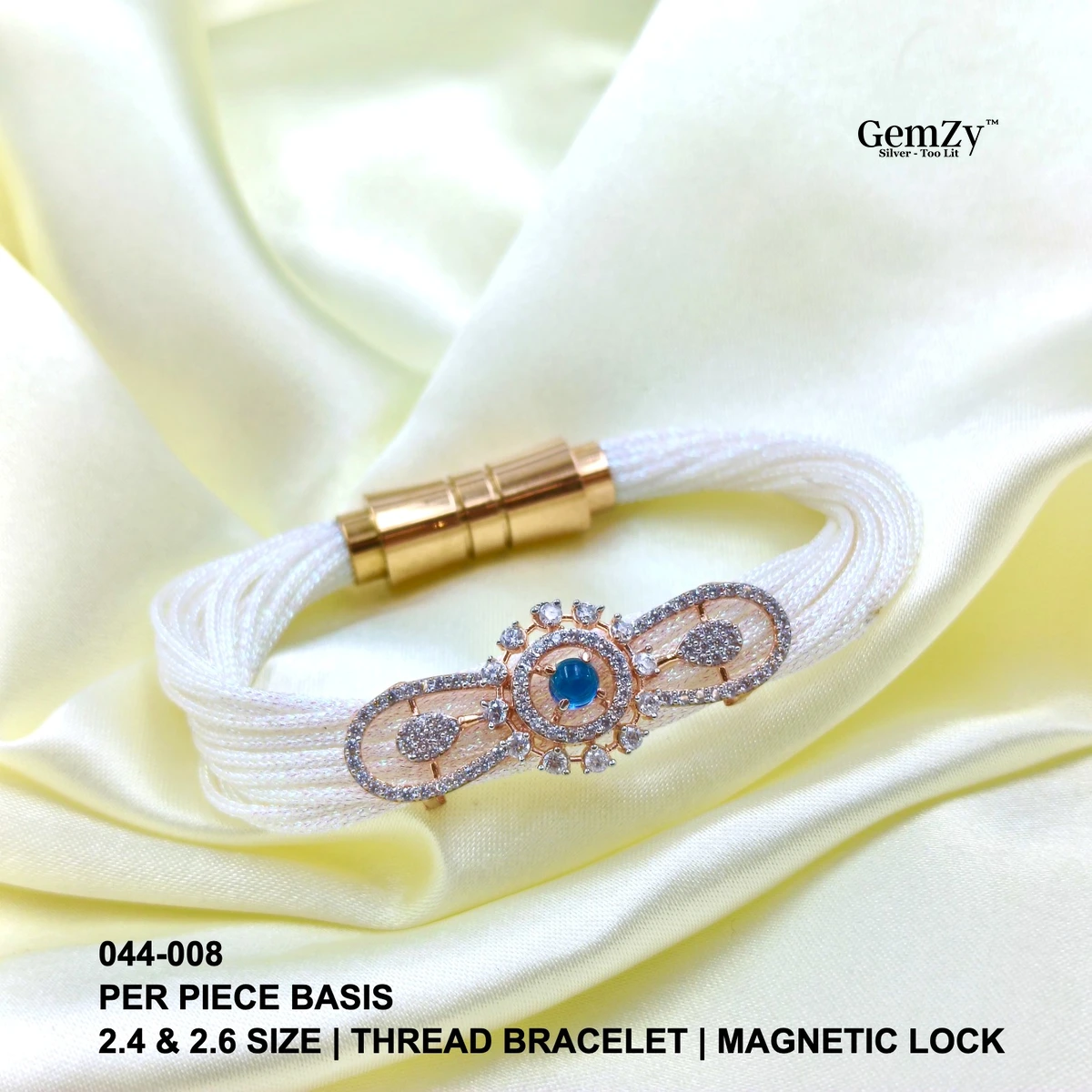 Elegant Thread Bracelets in 2.4 & 2.6 Sizes