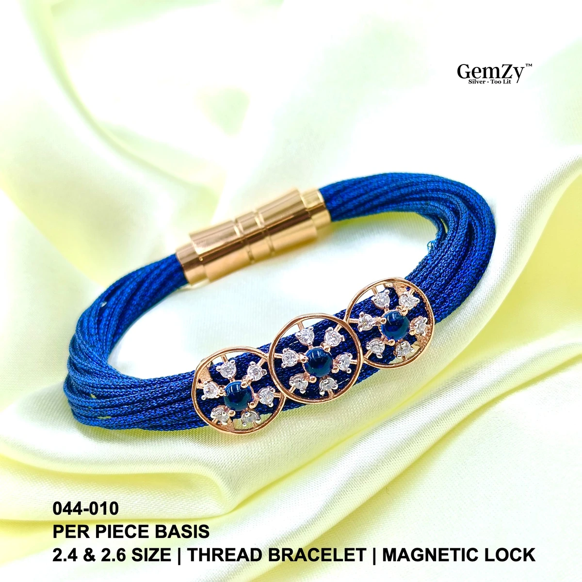 Elegant Thread Bracelets in 2.4 & 2.6 Sizes