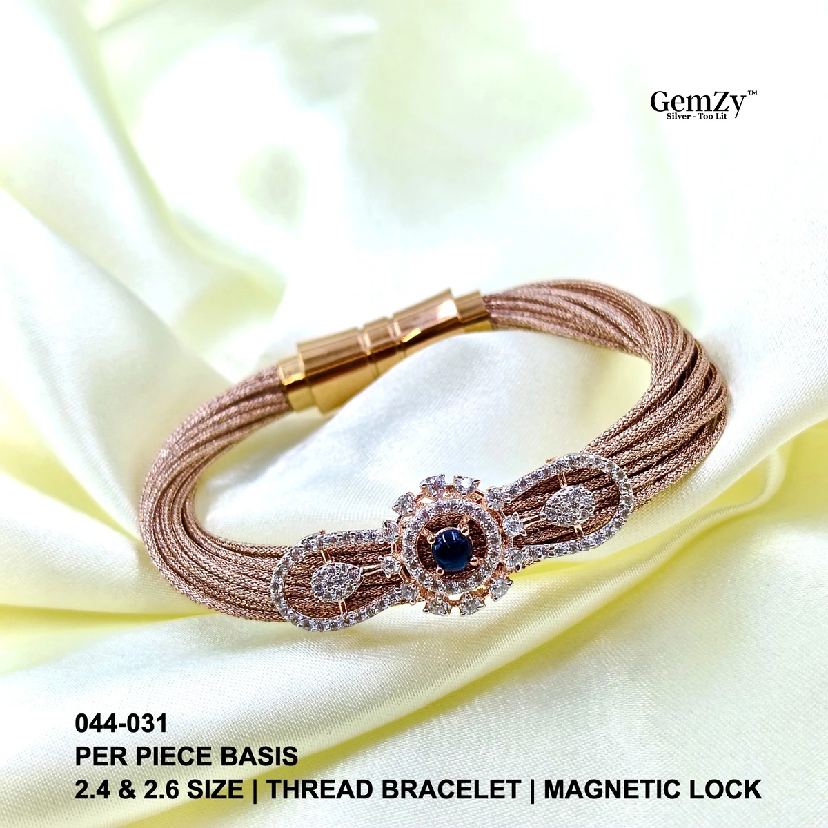Elegant Thread Bracelets in 2.4 & 2.6 Sizes